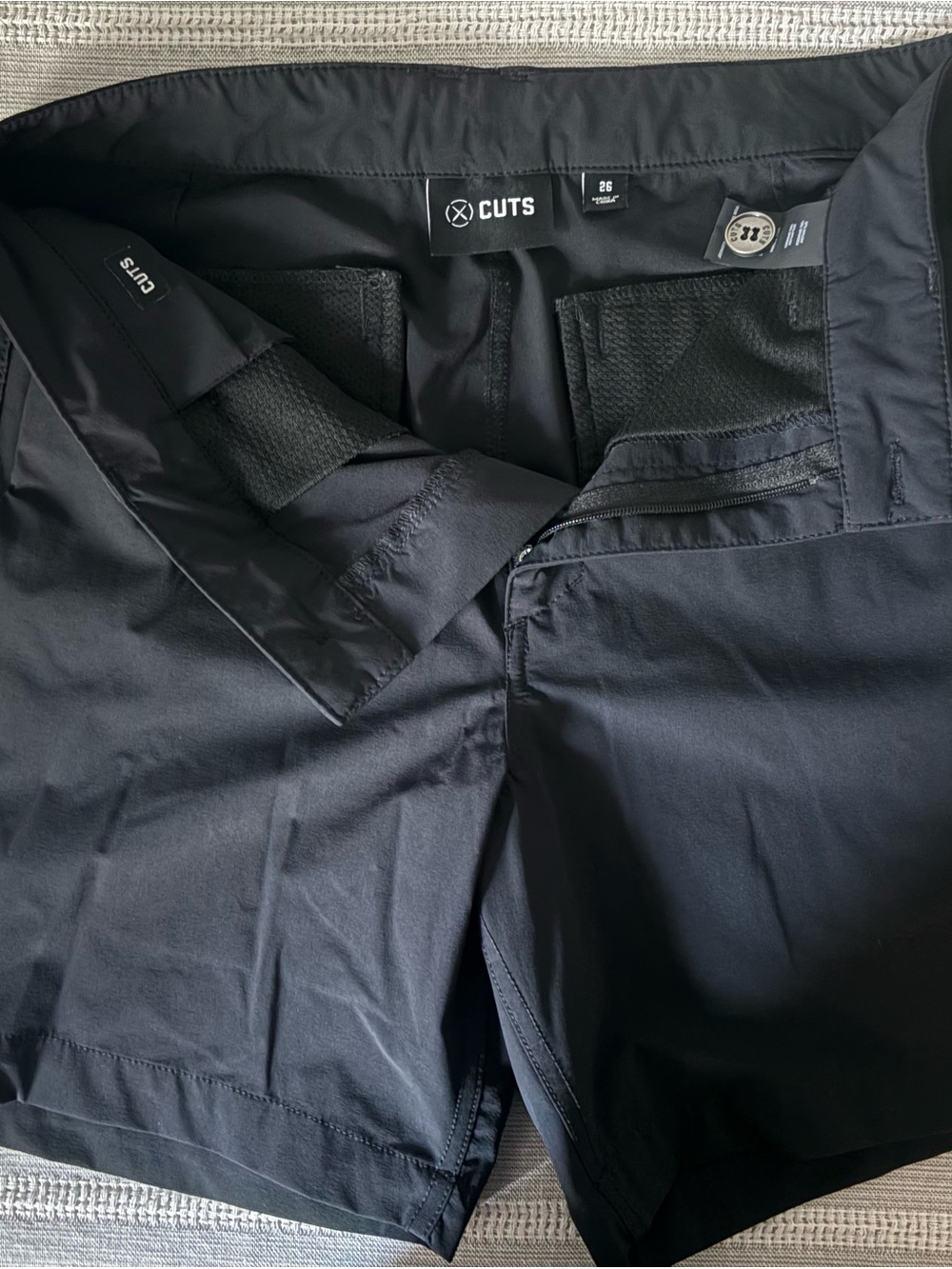 Womans Black Performance shorts